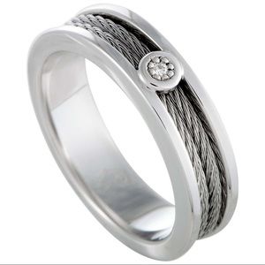 Chariot Sterling Silver Cable Band